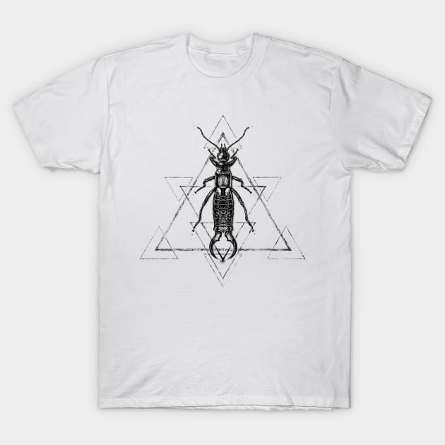 Earwig Schematic T-Shirt by Zedekiel